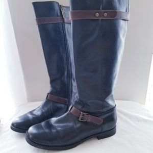 Cole Haan Leather Air Nancy Motor Boots Sz 4